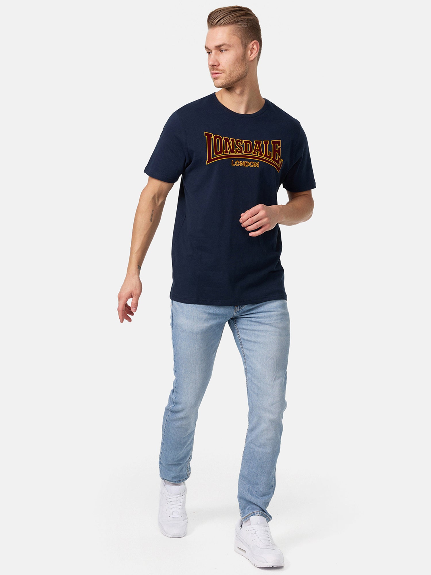  Футболка мужская LONSDALE CLASSIC Navy 