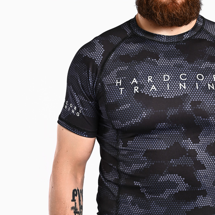 Рашгард Hardcore Training Hexagon Camo SS — фото