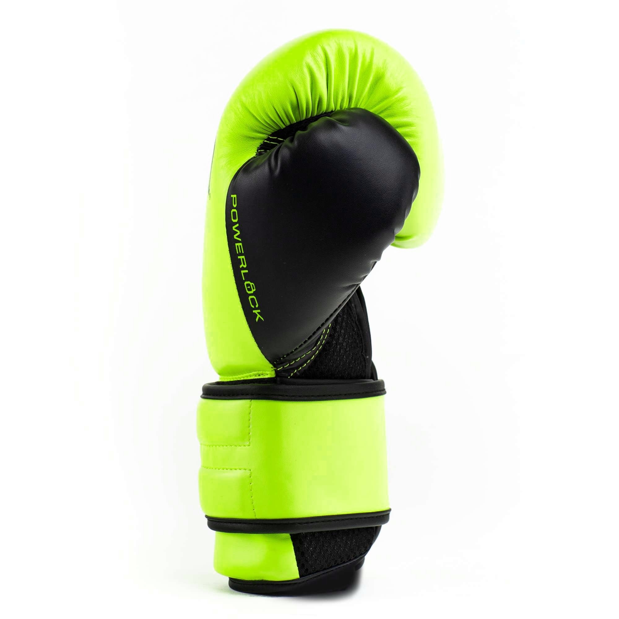  Боксерские перчатки Everlast Powerlock PU 2 салатовые 