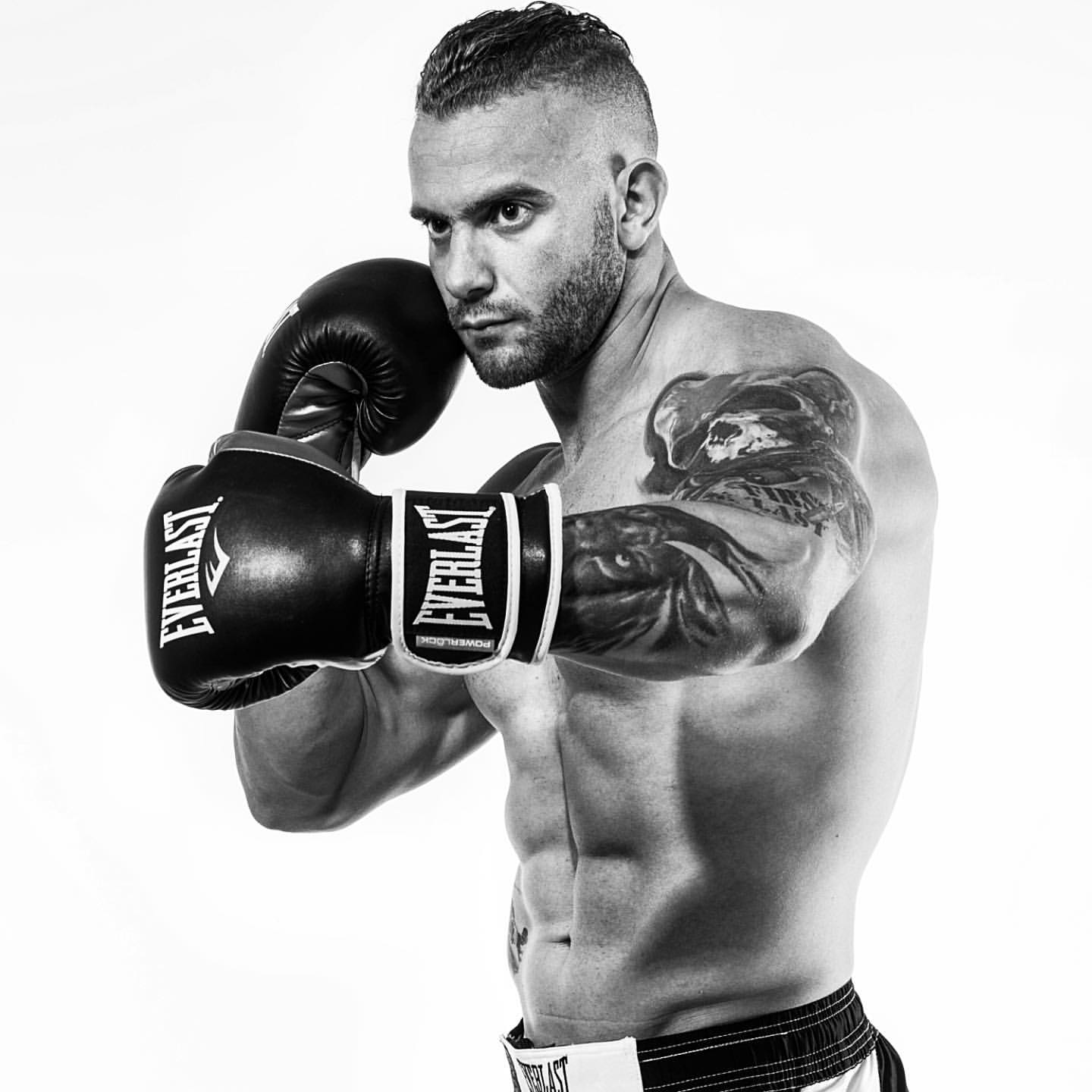  Боксерские перчатки Everlast POWERLOCK TRAINING золотые 