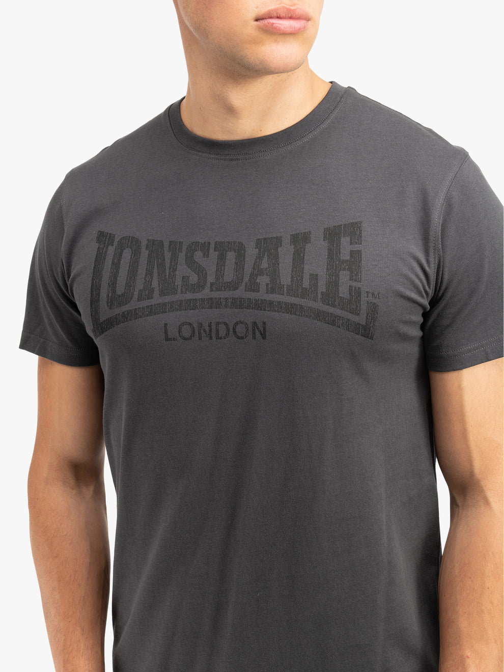  Футболка LONSDALE LOGO KAI Anthracite 