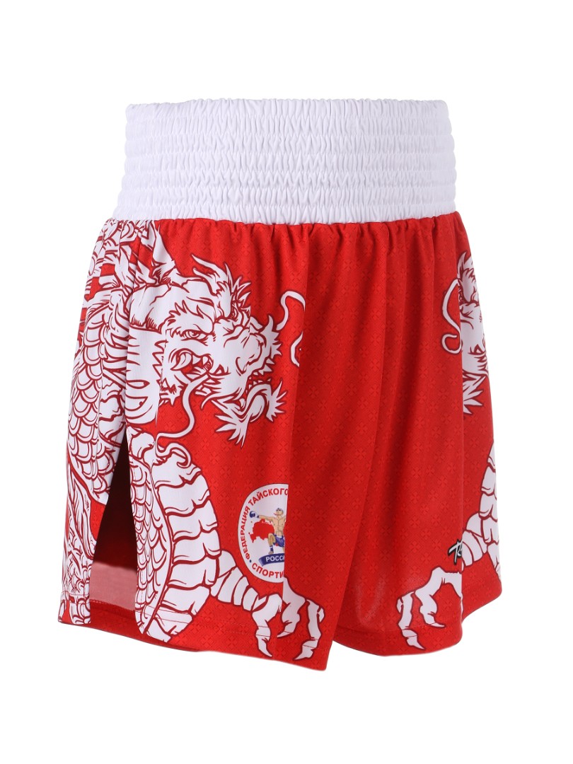  Тайские шорты RFighter ФТБР-DRAG красные 
