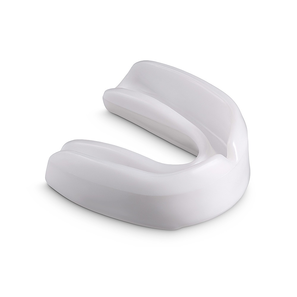  Капа боксерская LEADERS мятная с футляром белый 