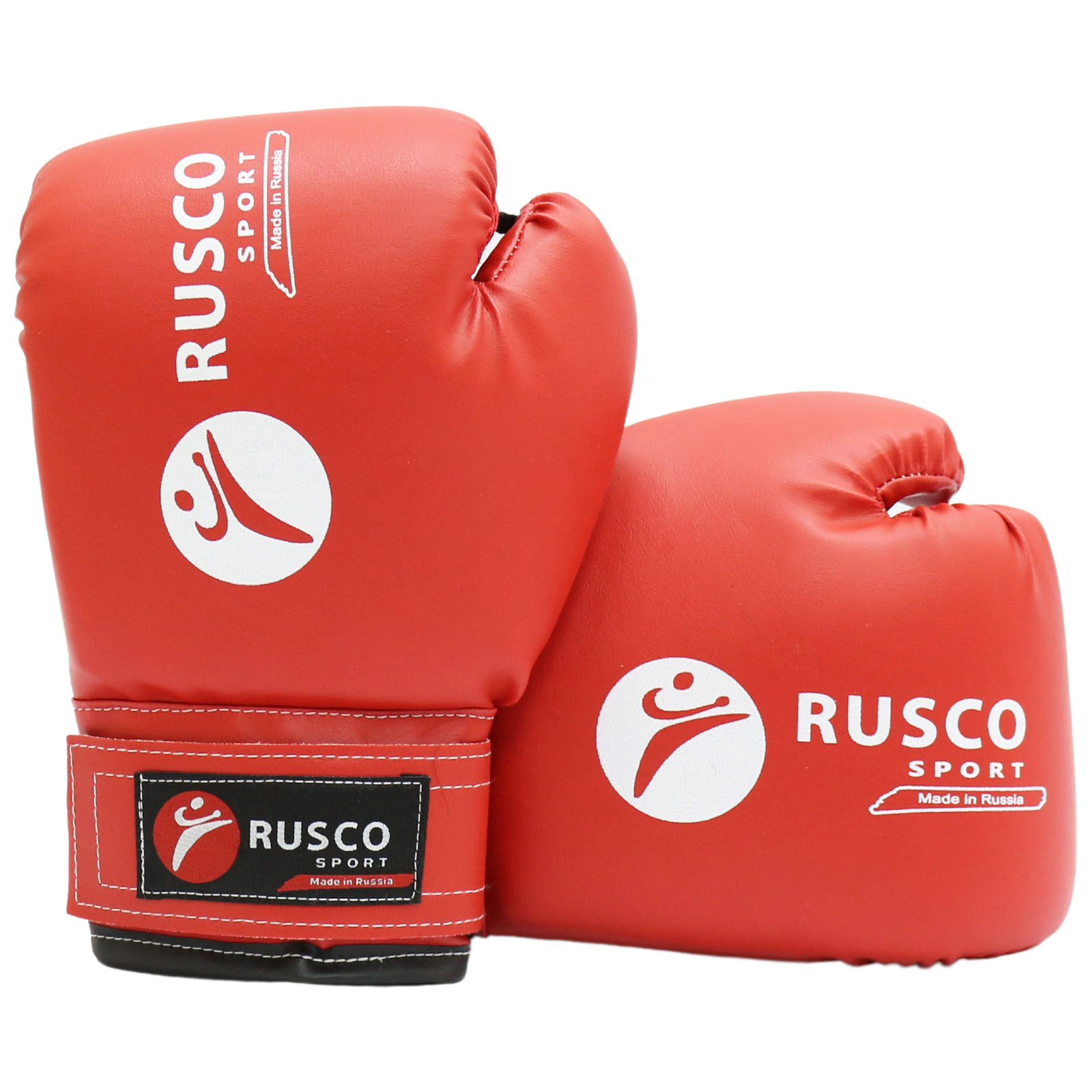  Боксерские перчатки RUSCO SPORT красные 