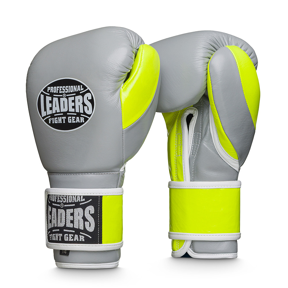  Перчатки боксерские LEADERS LS FANCY GR/GN 