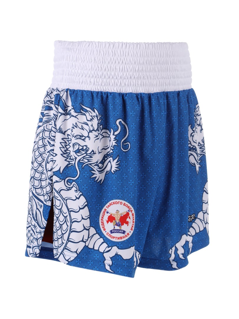  Тайские шорты RFighter ФТБР-DRAG синие 