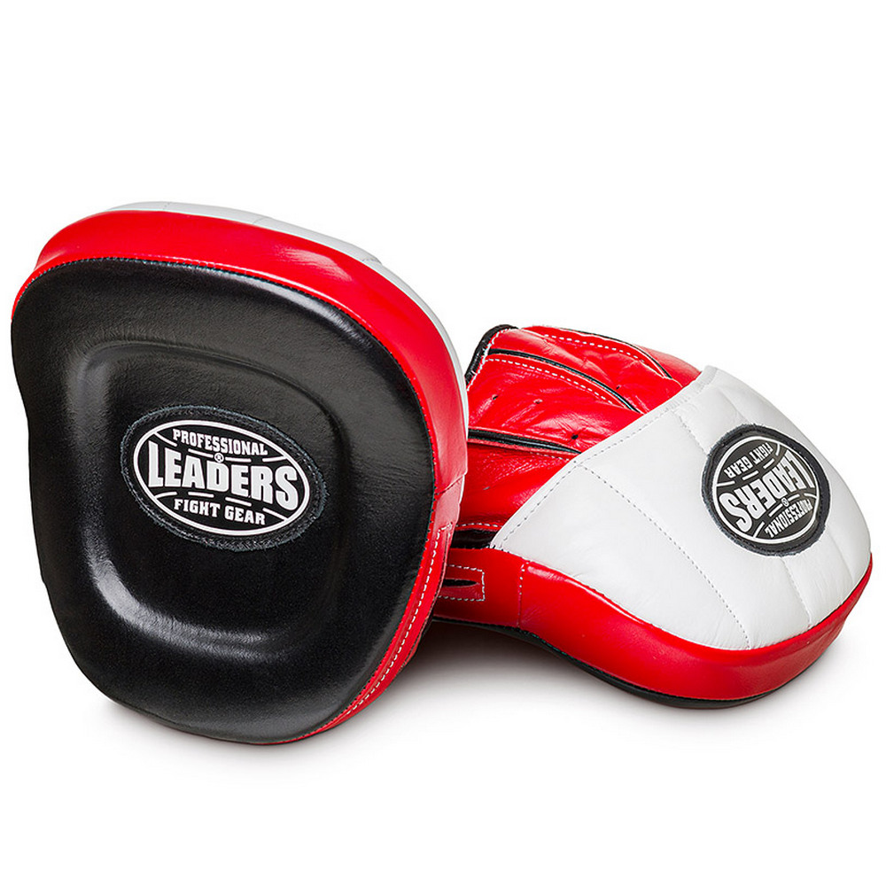  Лапы тренерские LEADERS TACTICAL BK/WH/RD 
