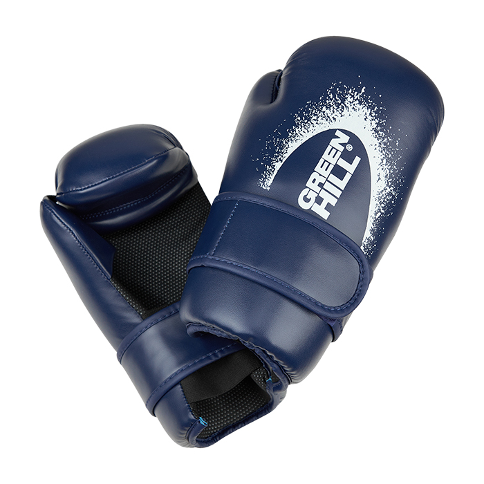  Перчатки GREEN HILL для поинтфайтинга кикбоксинга тхэквондо ITW синие 