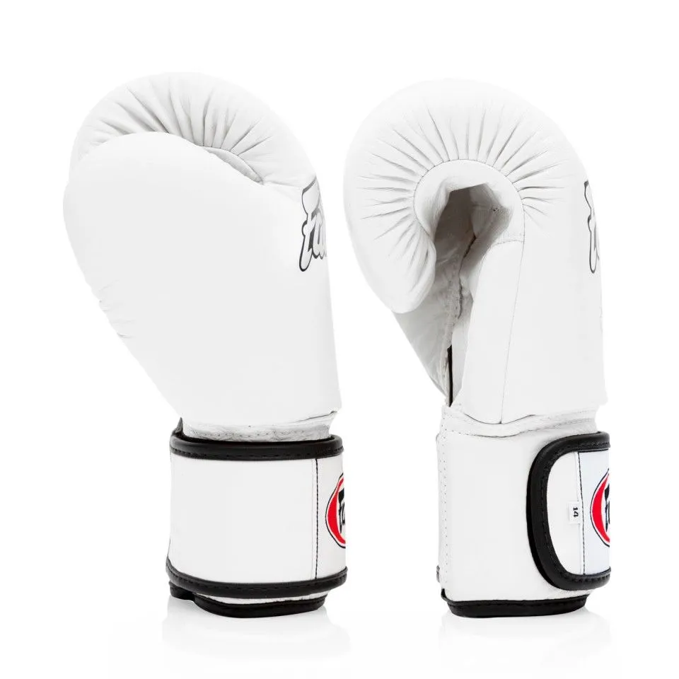  Боксерские перчатки Fairtex BGV1 белые 