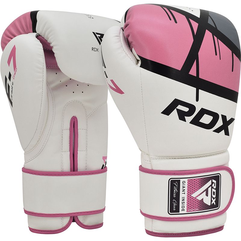  Боксерские перчатки RDX BGR F7 розовые 
