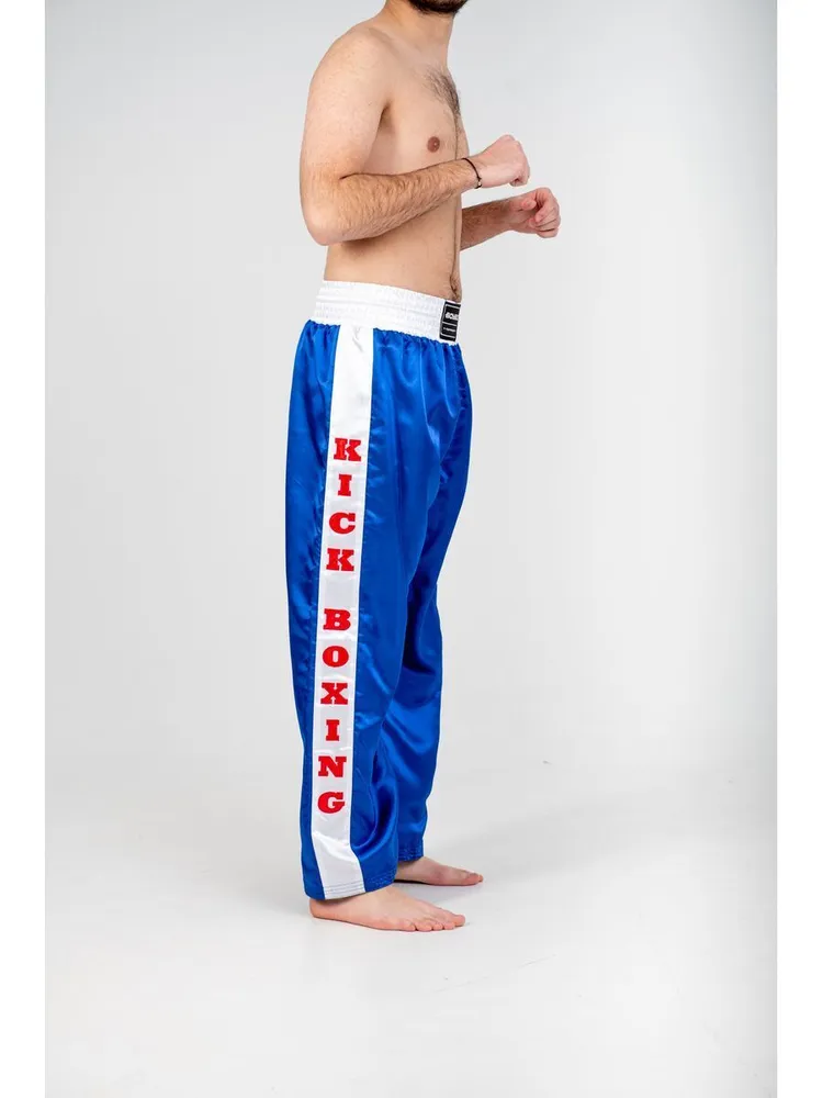  Брюки BoyBo для кикбоксинга синие 