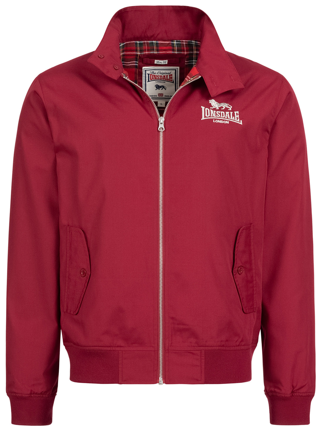  Куртка Харрингтон LONSDALE CLASSIC Cherry Red 