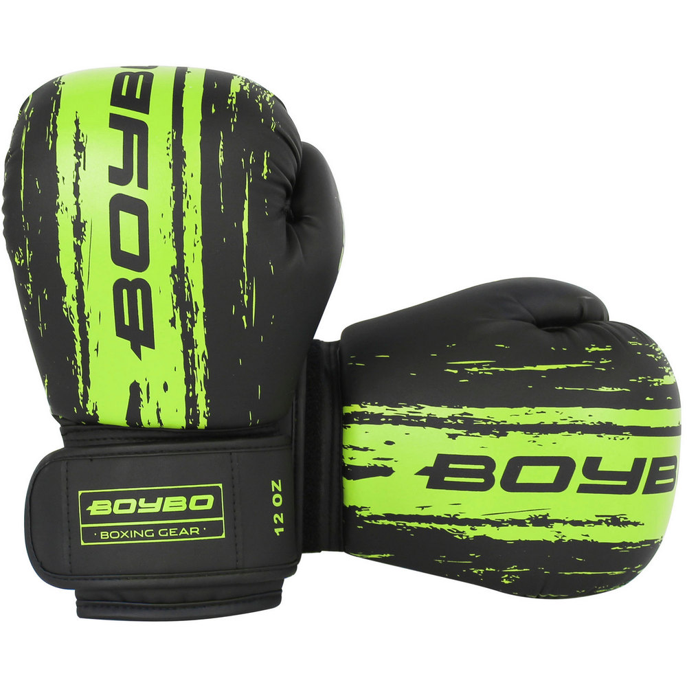  Боксерские перчатки BoyBo Stain зеленые 