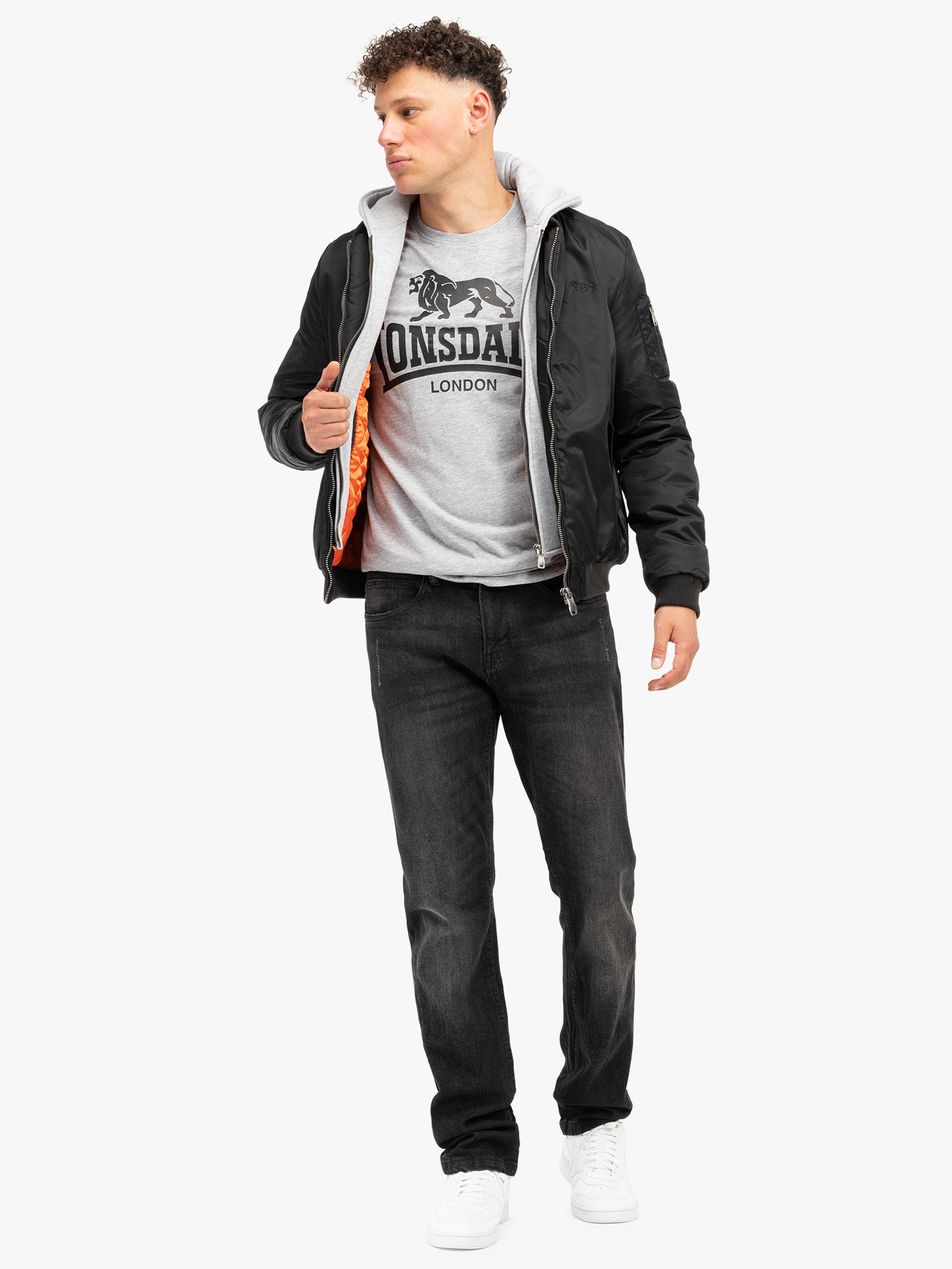  Куртка LONSDALE CLIFTON ALL SEASONS черная 