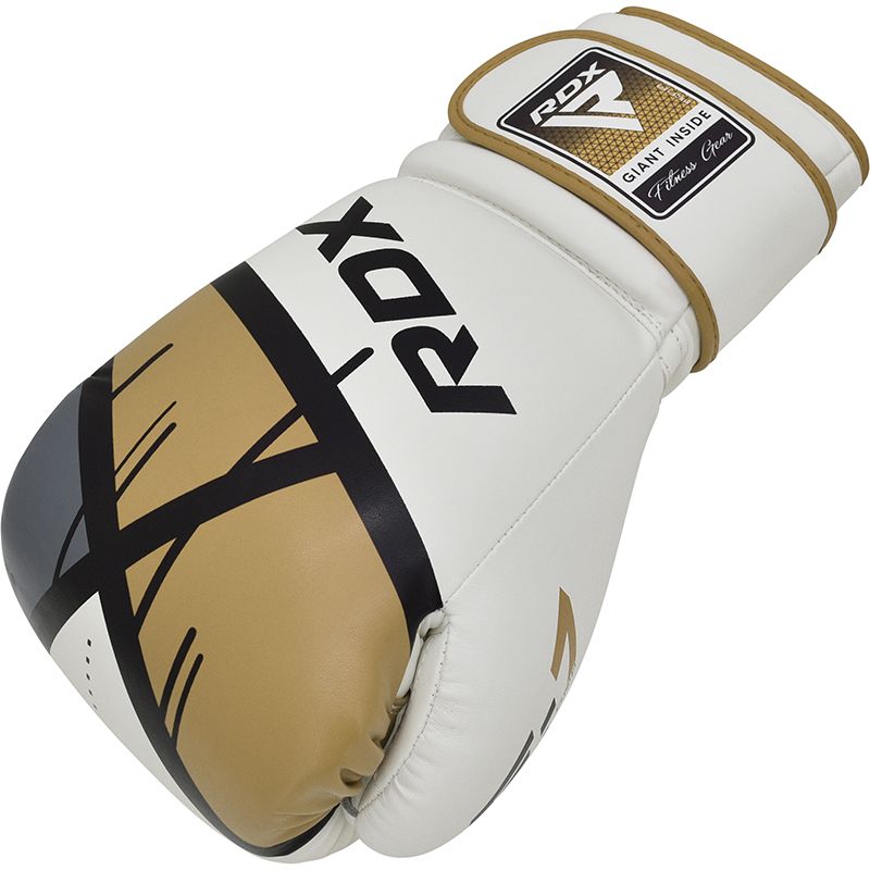  Боксерские перчатки RDX BGR F7 золотые 