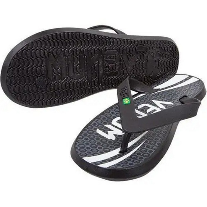  Шлепанцы Venum Challenger Sandals черно белые 