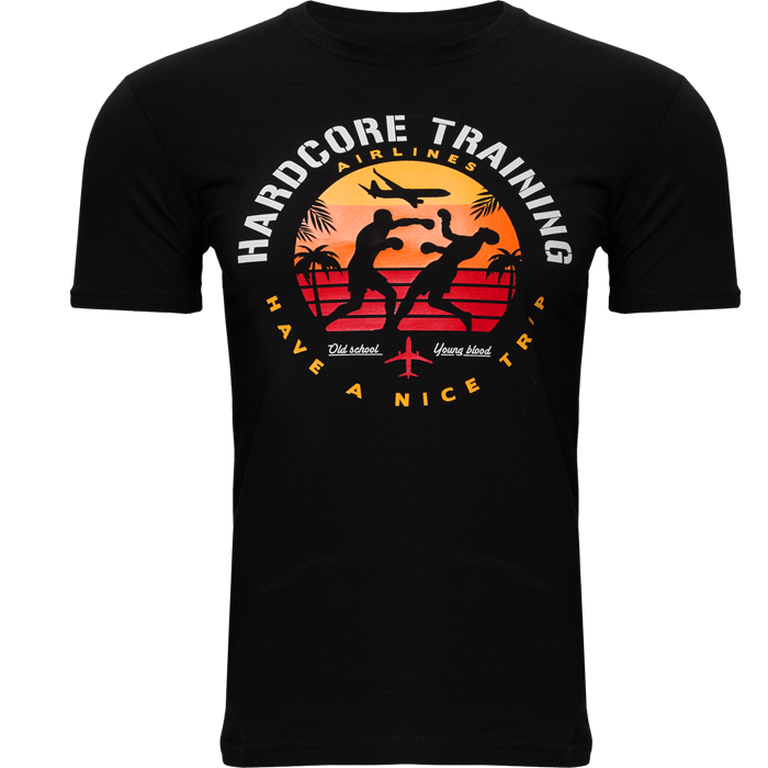 Футболка Hardcore Training Voyage черная — фото