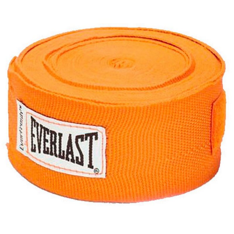  Бинты Everlast HAND WRAPS 4.5 m эластичные оранжевые 