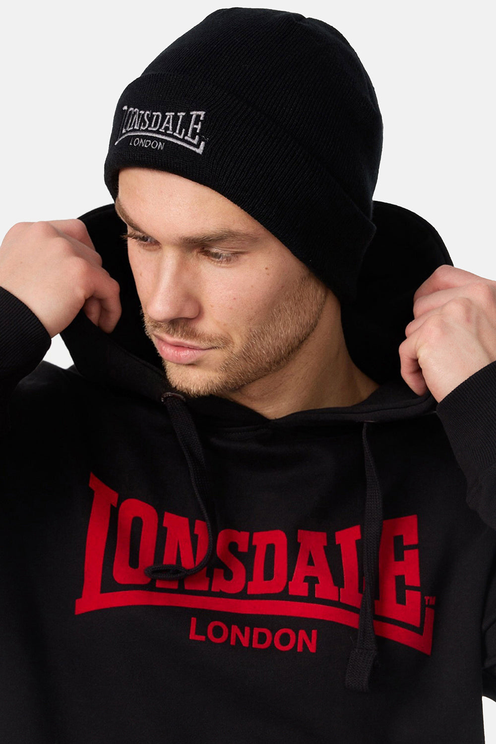  Шапка LONSDALE DUNDEE черная 