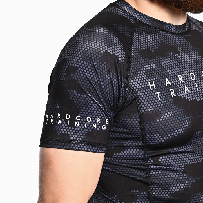 Рашгард Hardcore Training Hexagon Camo SS — фото