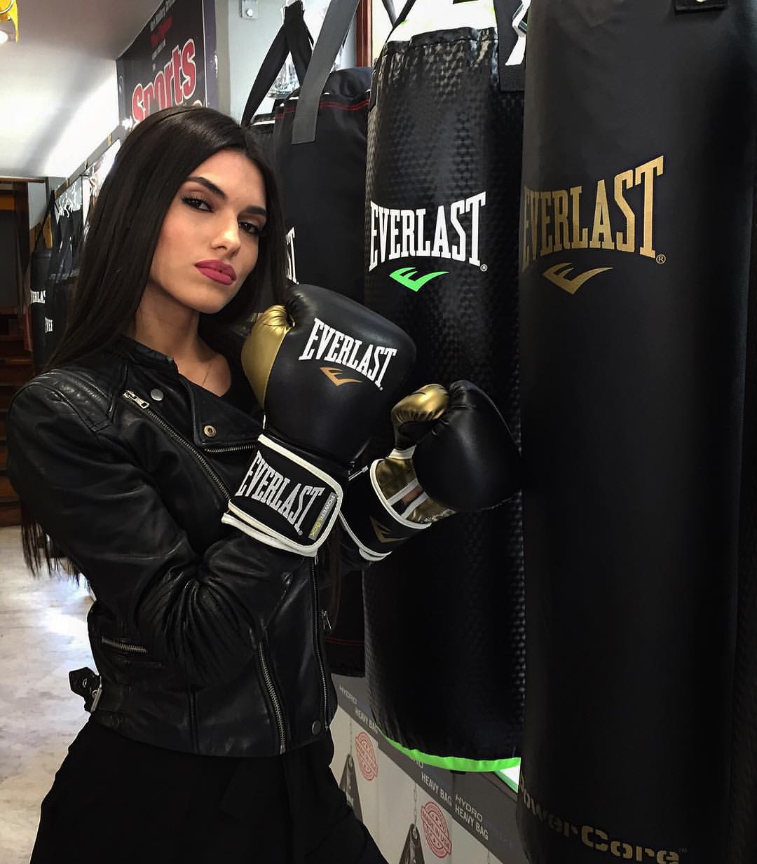  Боксерские перчатки Everlast POWERLOCK TRAINING золотые 