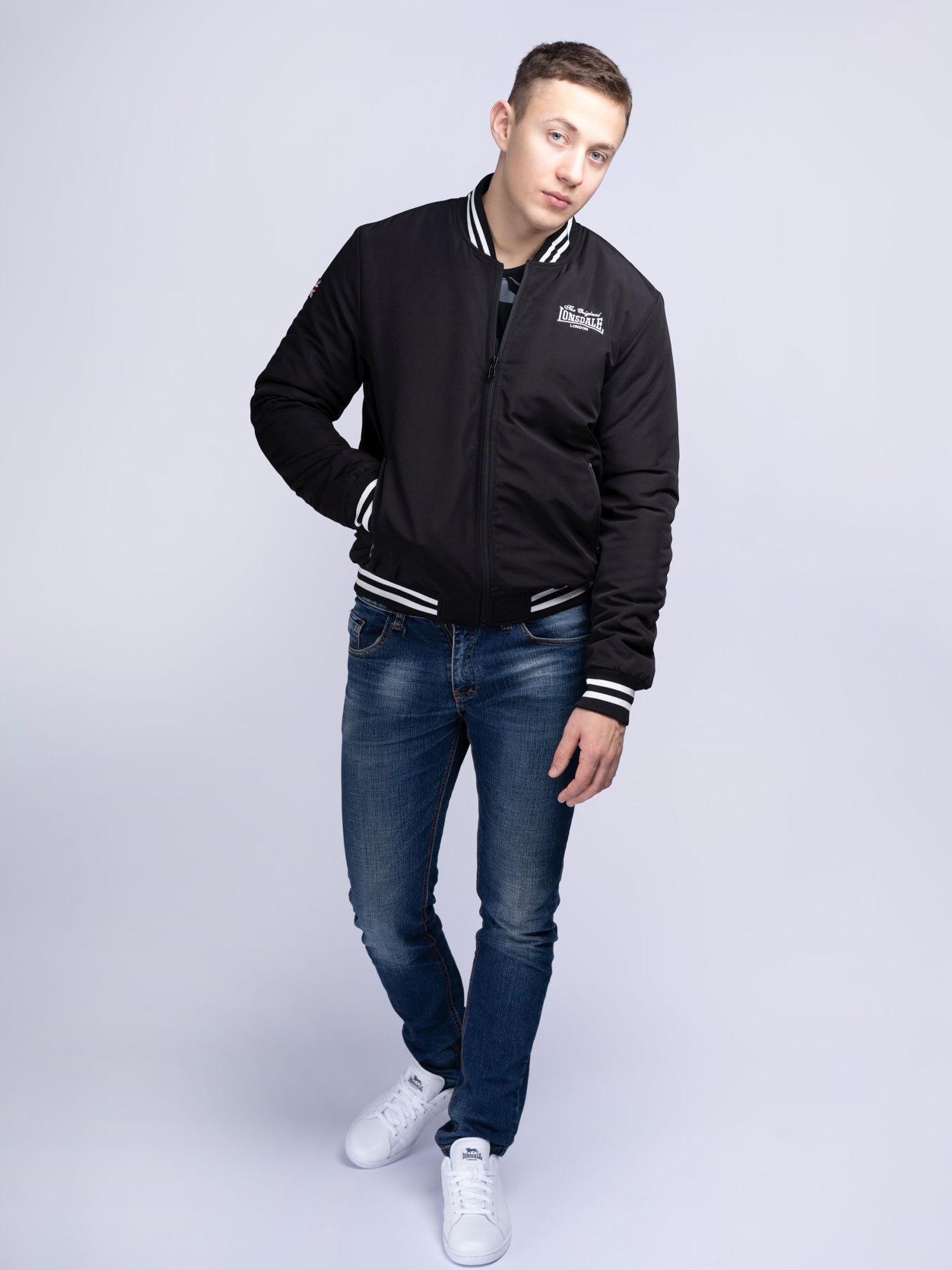  Куртка мужская LONSDALE TRUSTHORPE Black 