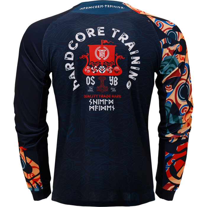  Тренировочный лонгслив Hardcore Training Nordic Pattern Multicolor 