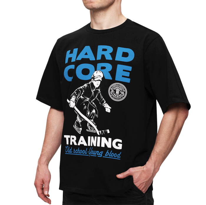  Футболка Hardcore Training YB Black Oversized Fit 