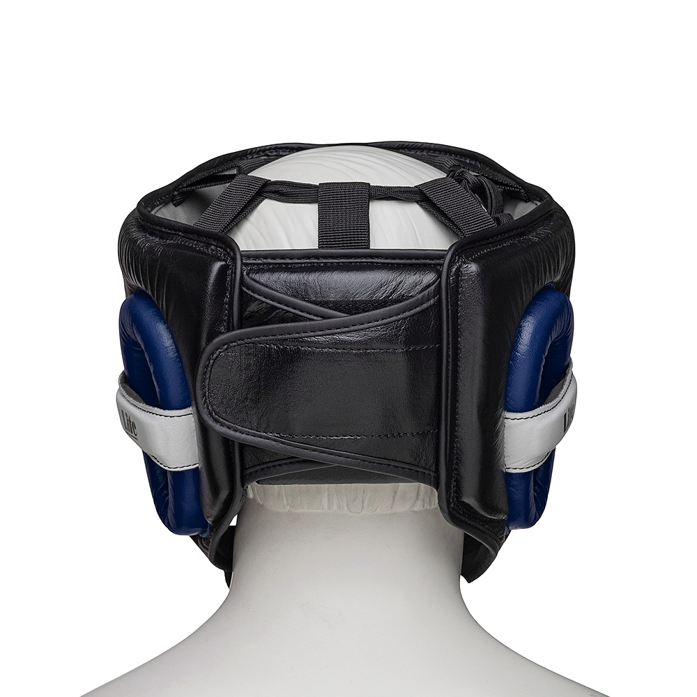  Шлем боксерский LEADERS LITE BK/BL 