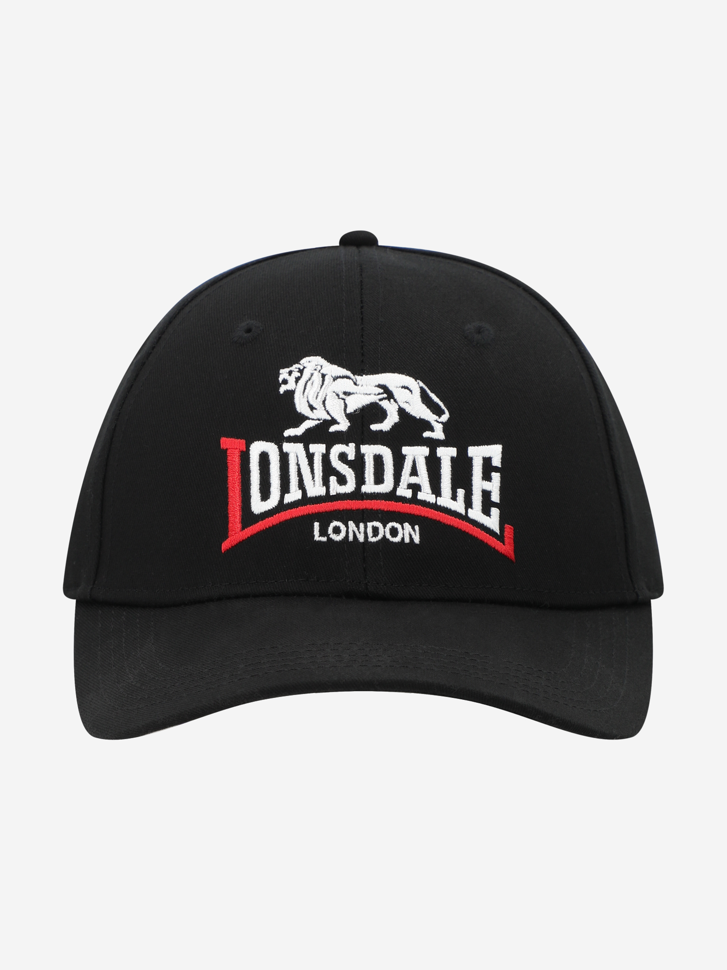  Бейсболка Lonsdale Brooke черная с белым 