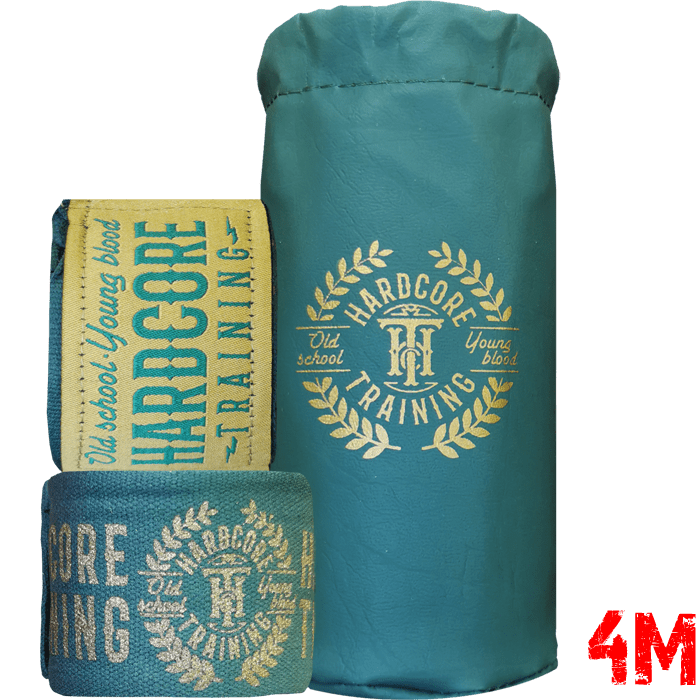 Боксерские бинты Hardcore Training Premium Green — фото