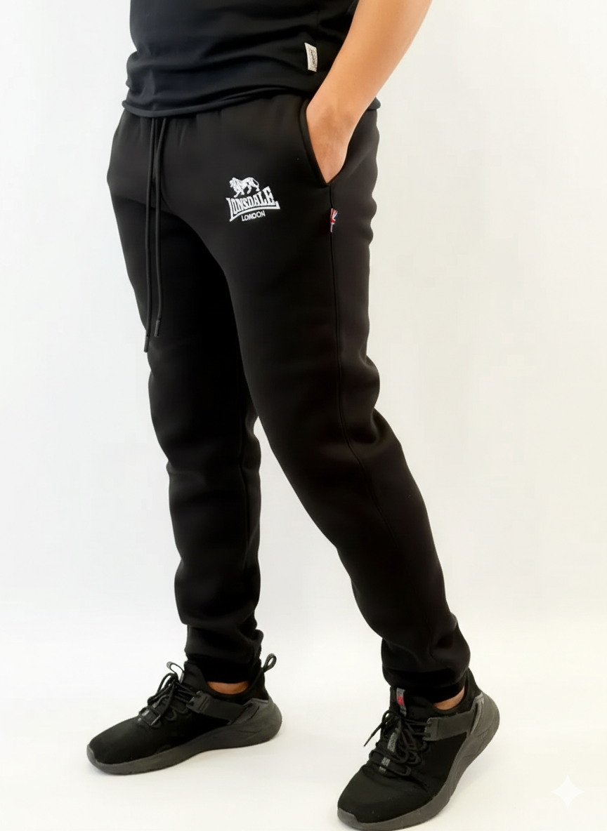  Спортивные штаны Lonsdale BK черные 