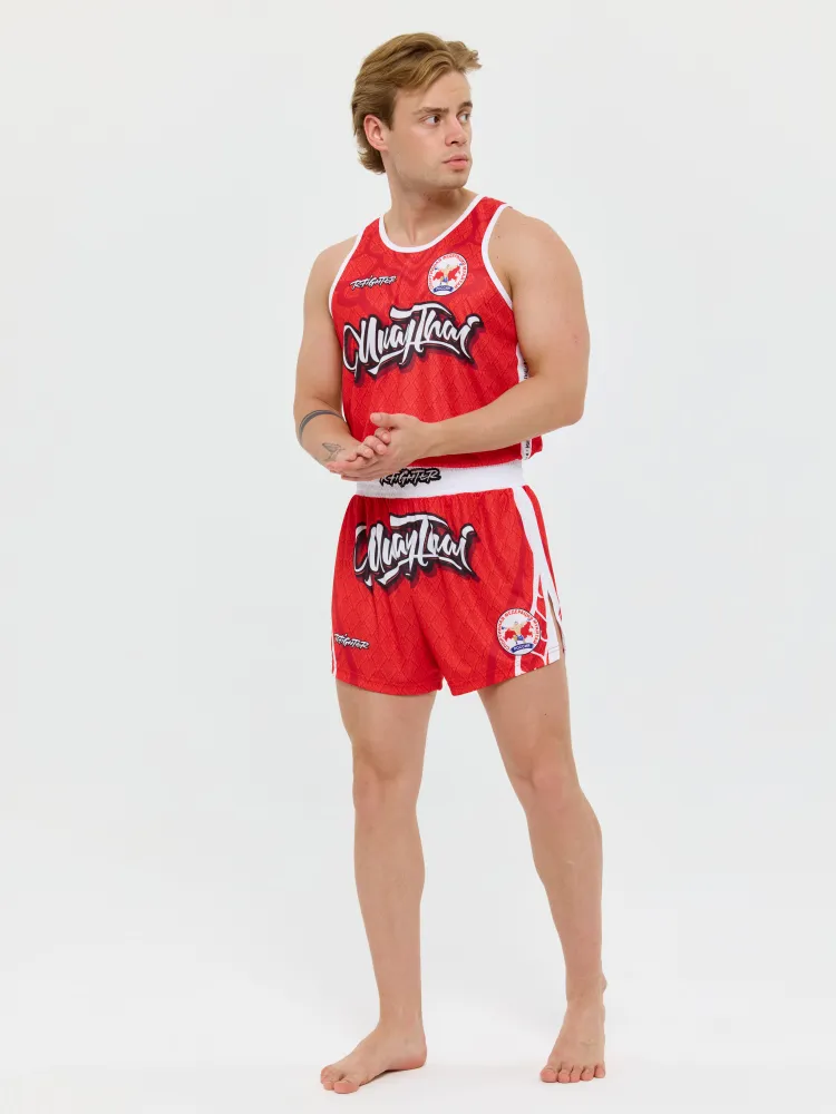  Майка тренировочная RFighter ФТБР-MT красная 