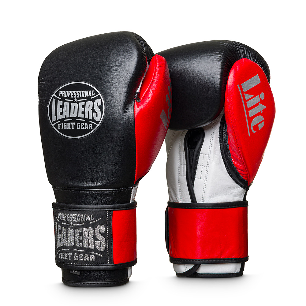  Боксерские перчатки LEADERS Lite Series красные 