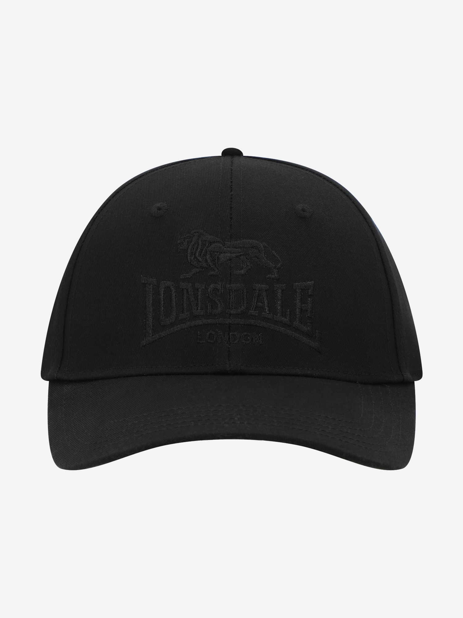  Бейсболка Lonsdale Brooke черная на черном 