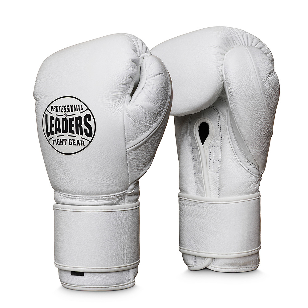  Боксерские перчатки LEADERS LS 2 белые 