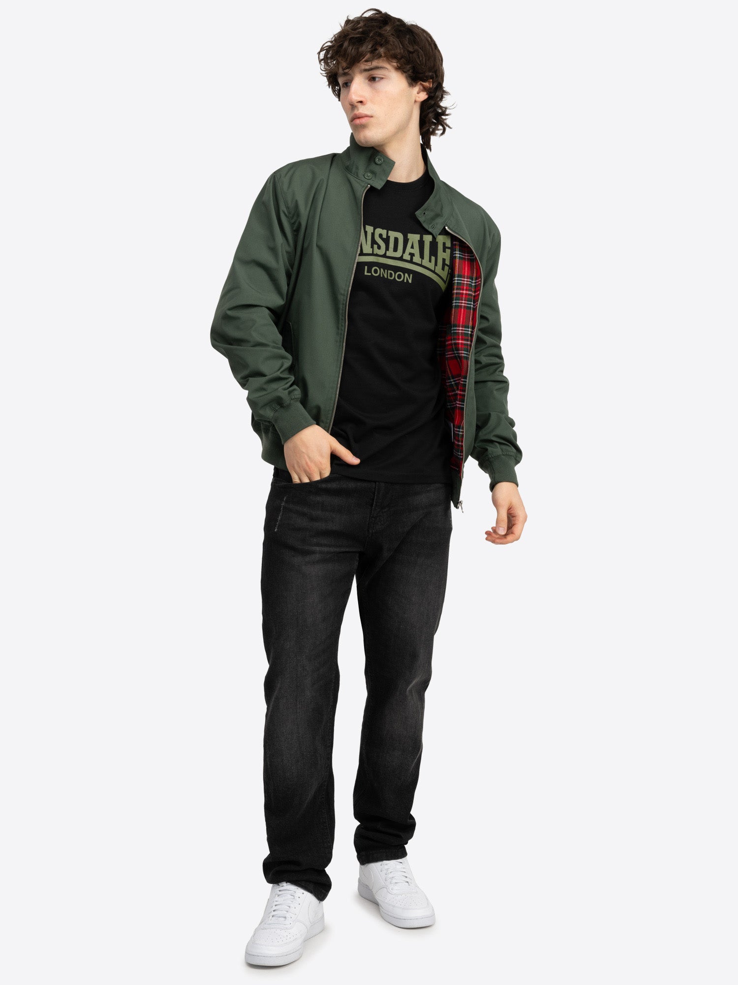  Куртка Харрингтон LONSDALE CLASSIC хаки 