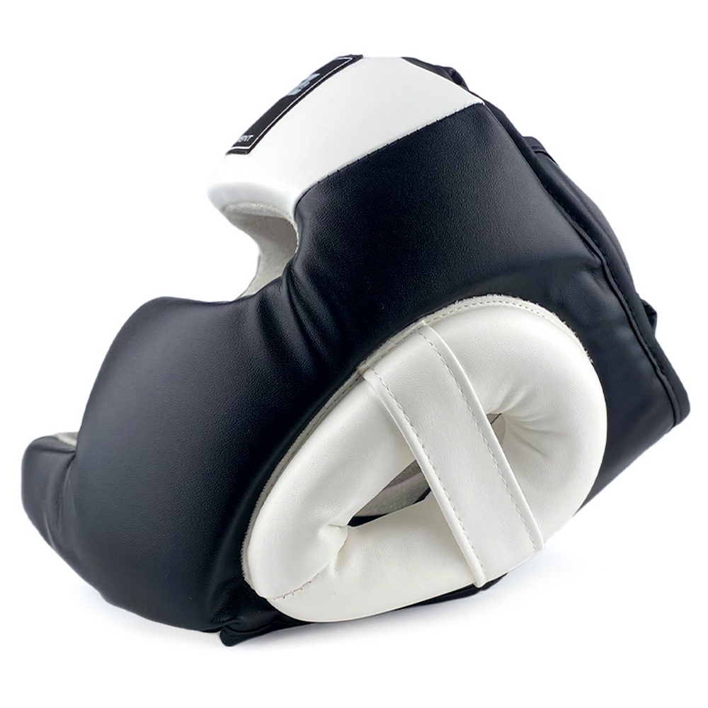  Шлем Reyvel тренировочный Full Face черно белый 