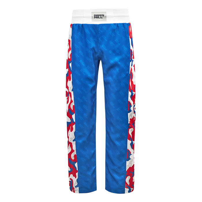 Брюки для кикбоксинга GREEN HILL KBT-2089 синие 