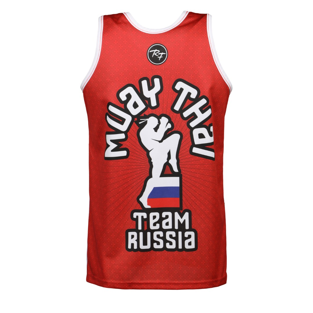  Майка тренировочная RFighter ФТБР-TEAM RUSSIA красная 