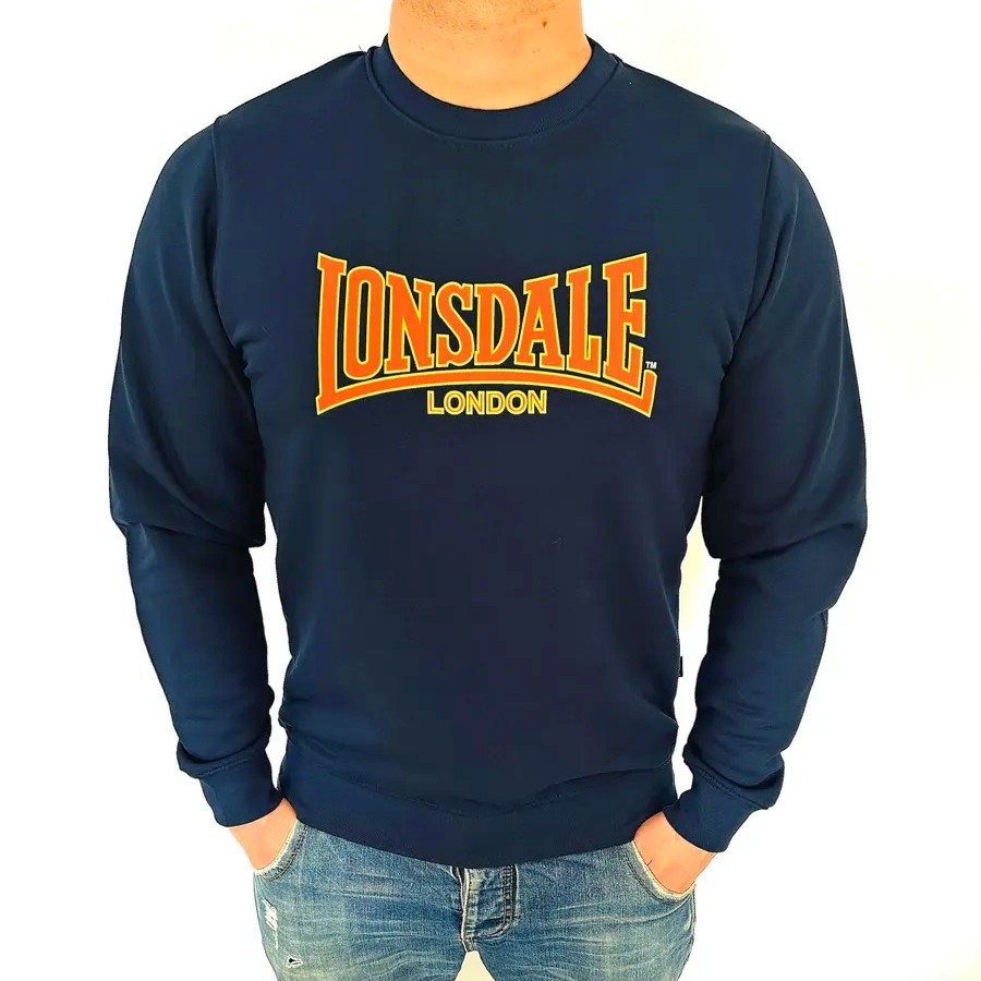  Свитшот Lonsdale Overlord темно синий 