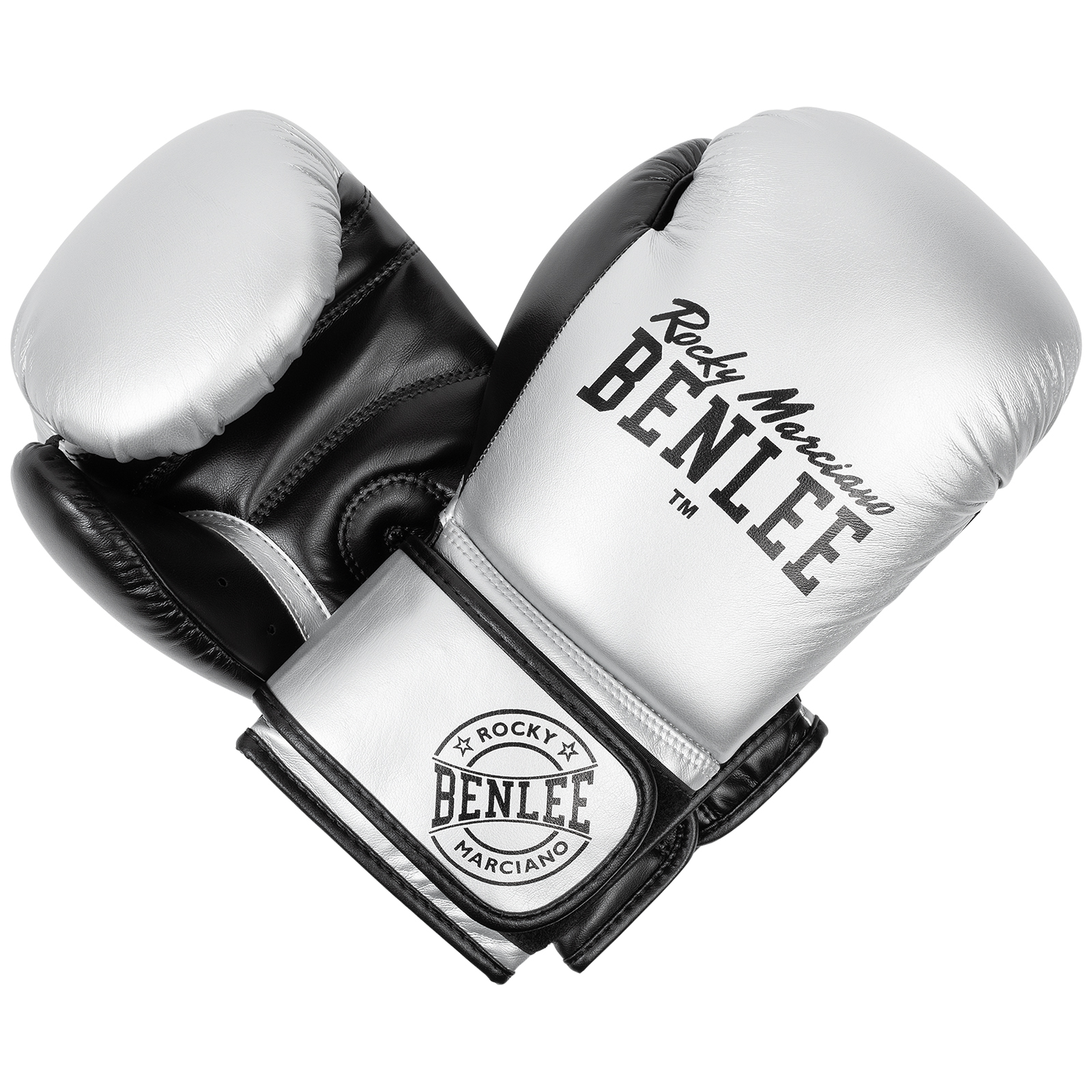  Боксерские перчатки Benlee Carlos серебро 