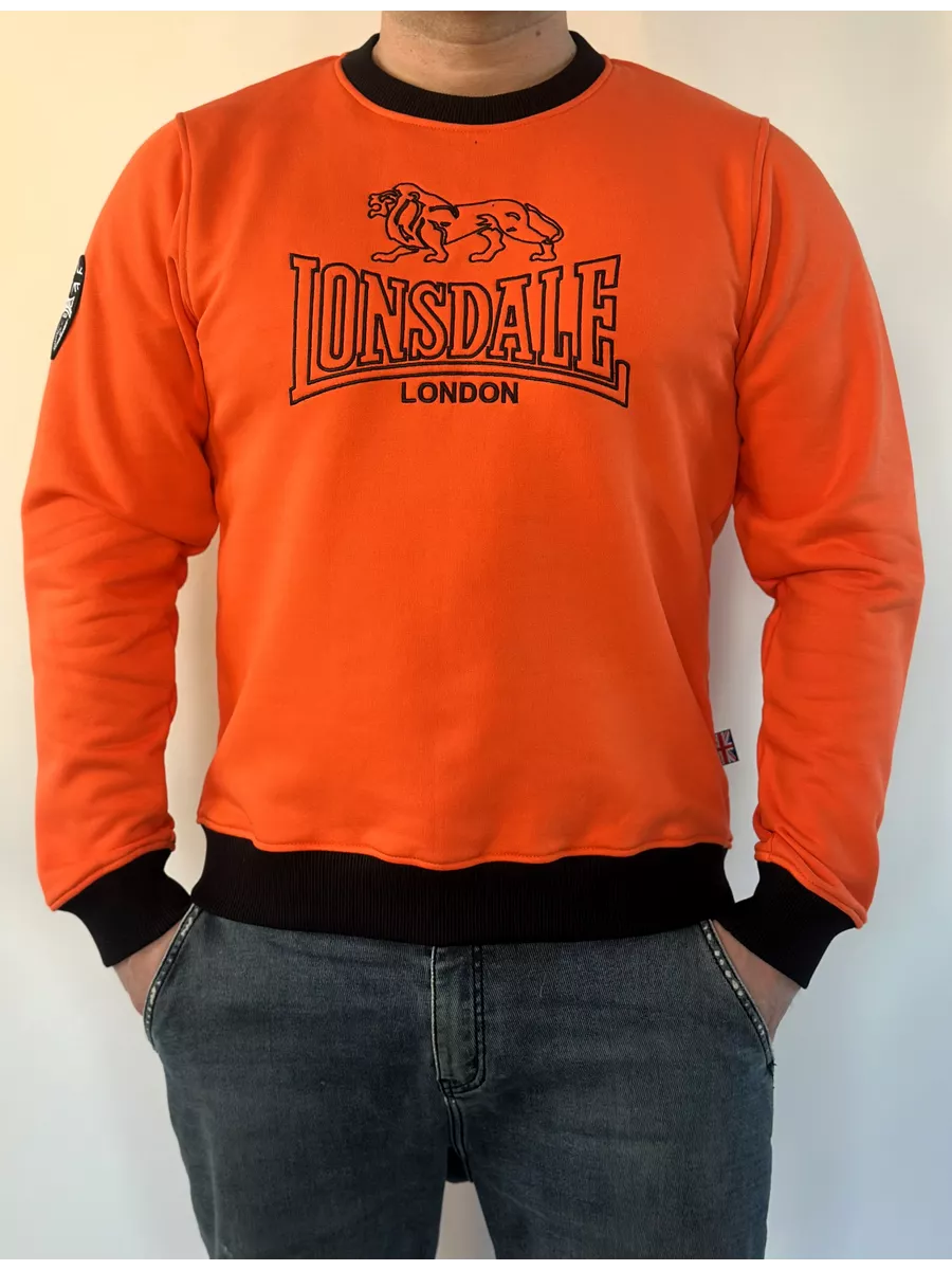  Свитшот Lonsdale Big Logo The Orig оранжевый 